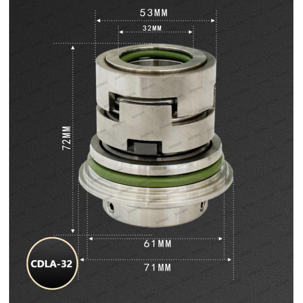 Original NJK CDLA-12/16/22mm CNP CDLF CDMF Stainless Steel Vertical Multistage Pump Mechanical Seal