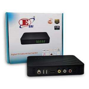 Quality STB Via USB Decoder DVB C Mpeg4 Decoders Annex B Box wholesale