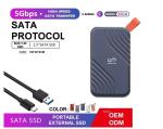 Portable External SSD Drive SATA 5gbps Ngff And Nvme Interface Customizable