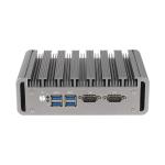 Intel Core I5-6200U Fanless Mini Industrial PC With Dual RS232 COM Dual LAN DDR4