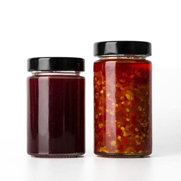 B2B Clear Glass Sauce Jars 250ml-750ml | Eco-Friendly, Bulk Supply for Sauce Production & Retail