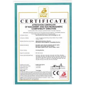 WUXI HAI ROLL FONE SCIENCE&TECHNOLOGY CO.,LTD. Certifications