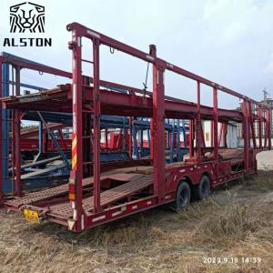 China 6-Position Vehicle Transporter with BPW Axles, Used Car Carrier Trailer For Sale on sale