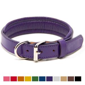 Quality Durable Handmade Dog Leather Leashes , Genuine Full Grain Leather Dog Collar wholesale