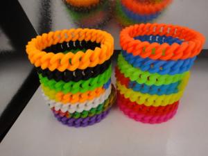 Quality 13mm width Twist Rubber Bracelets,Silicone Braided bracelet,Silicone CHAIN Wristbands wholesale