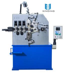 Blue Three Axis Automatic Spring Coiling Machine With Pitch Servo Motor 1.5 Kw