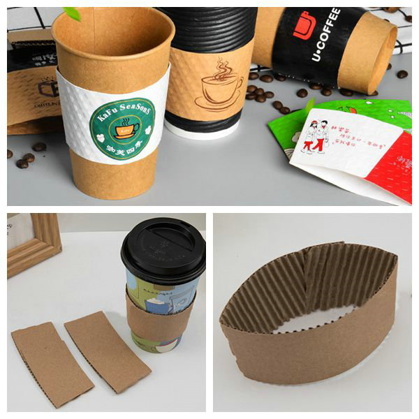 E F Flute Corrugated Paperboard For Coffee Sleeve Custom Size  E F Flute Corrugated Paperboard For Coffee Sleeve Custom Size