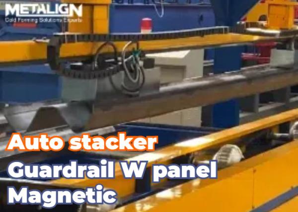 Cheap Guardrail Panel Automatic Stacking Machine Servo Controlled for sale