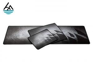 Quality Locked Edge Neoprene Mouse Pad  , Gray Gaming Mouse Pads Non Toxic Material wholesale