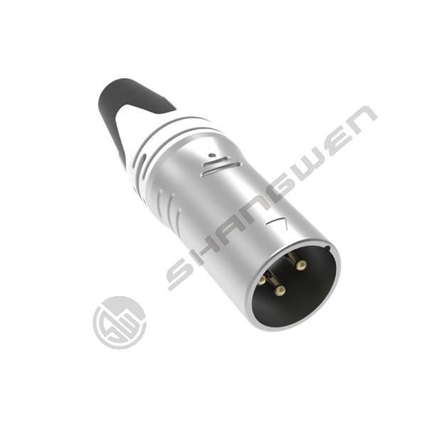 High Power Waterproof 3 Pin XLR Plug Female Socket Adapter IP65 DMX Panel Mount Audio Wire Connector Zinc Alloy Material