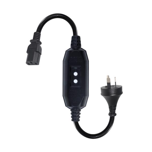 Cheap AU 3P to C13 Power Cord RCD Safety Plug for Computers Data Centers with AU Standard Certification for sale