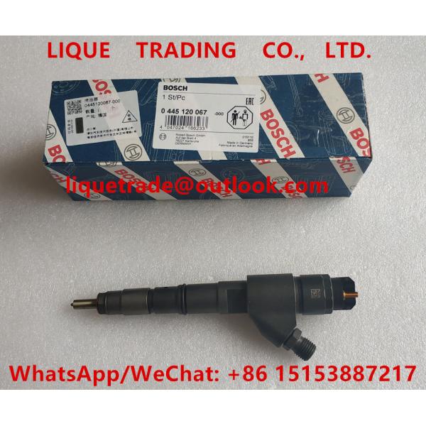 BOSCH injector 0445120067 , 0 445 120 067 , 0445 120 067 for DEUTZ 04290987 , 0429-0987 , 0429 0987