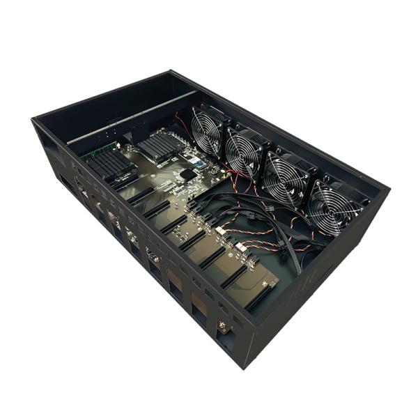 Cheap Brand New 24 bay black server case 8 GPU Graphics Case Open Air  Rack server cases for sale