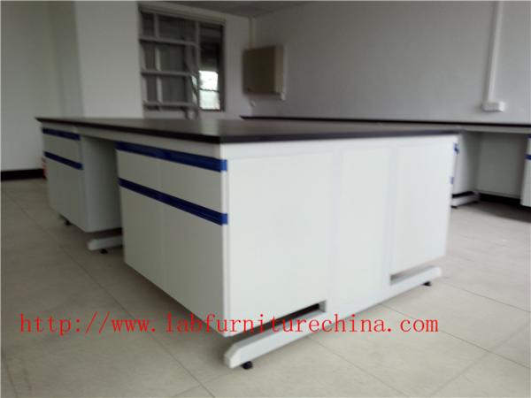Cheap 3000 mm Steel  Wood Frame  Science Lab furniture System Design for Hospital /  College laboratory for sale