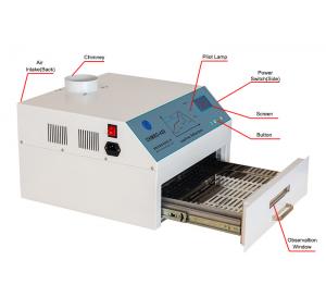 Quality Intuitive Efficient Benchtop Infrared Solder Reflow Oven White wholesale