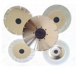 Quality 4-16 Electroplated Diamond Saw Blades For Glass / Tile / Marble / Stone Cutting wholesale