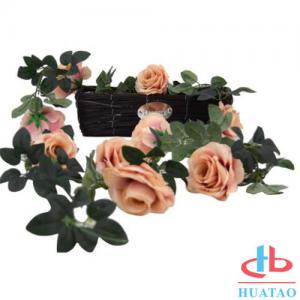 Quality Decoration Handmade Silk Flowers Artificial Rose Wedding Real Touch wholesale