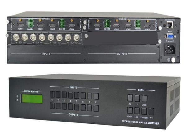Cheap HDMI Seamless Matrix Switcher Hdmi Splitter Matrix Over TCP IP for sale