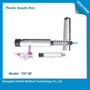 China Plastic Diabetes Insulin Pen With Precision Transmission Mechanism Large Display Scale on sale