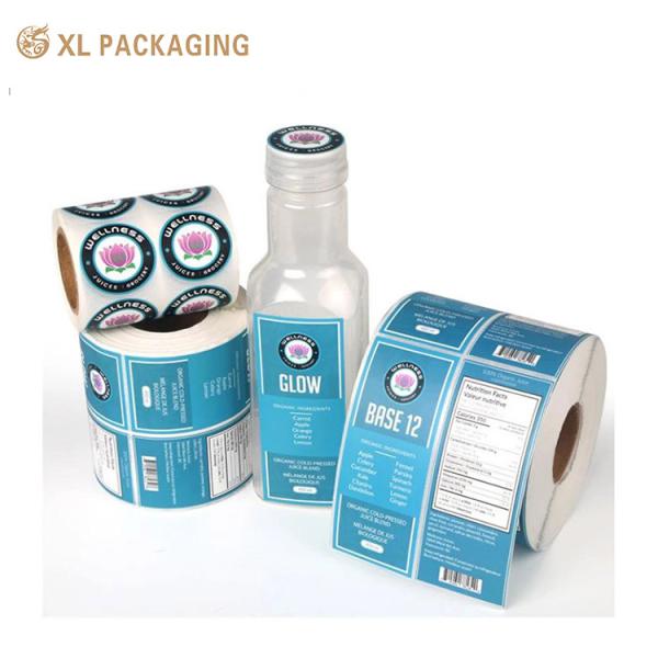 Cheap Custom Printed White Embossed Sticker Labels Single Sided Adhesive Matte/Gloss Finish High-Resolution Printing Ideal For Branding Product Packaging Decorative Applications for sale