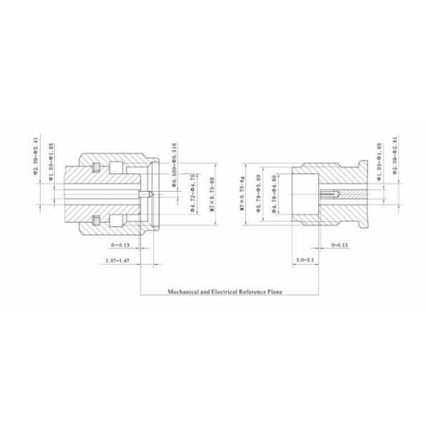 Super Quality Factory Direct 2.4mm Millimeter Wave Connectors with High Frequency