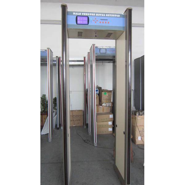Walk through Metal Detector door，Door frame metal detector, JLS-200C(6 Zones&LCD display)