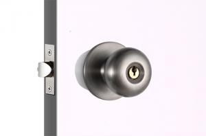 Quality Front Door Cylinder Door Knobs Reversible For Right / Left Door Handing wholesale