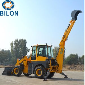 Yunnei Engine Backhoe Loader , 76KW Front Loader Tractor