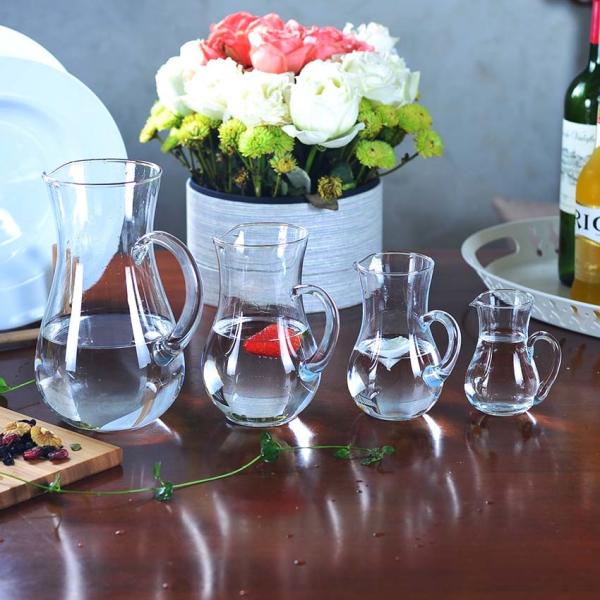 Color Spraying Italy Style 10.5oz 310ml Water Pouring Glass Jar