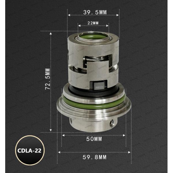Original NJK CDLA-12/16/22mm CNP CDLF CDMF Stainless Steel Vertical Multistage Pump Mechanical Seal