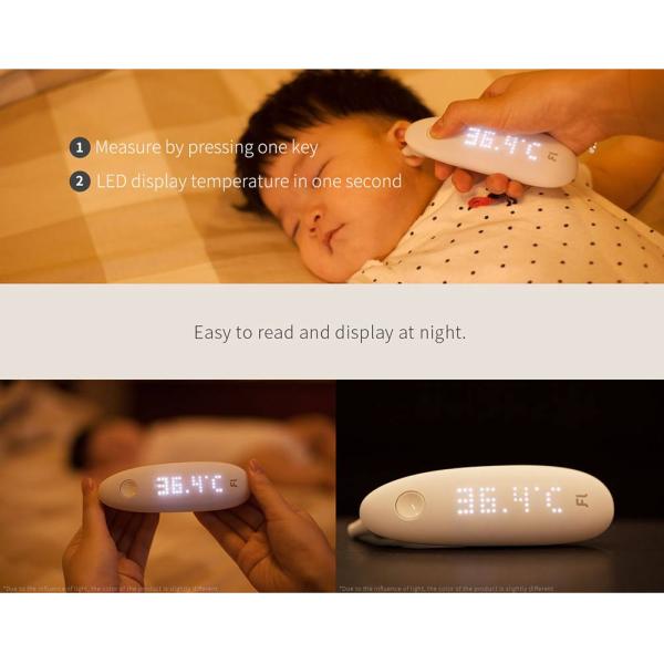 Fanmi Smart Ear Thermometer LED Digital Display Measure Temperature in one Second From Xiaomi Ecosystem - White