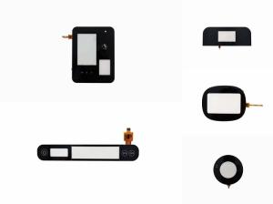 China Round Capacitive Touchscreen Panel  I2C Interface Waterproof PCAP Touch Display on sale