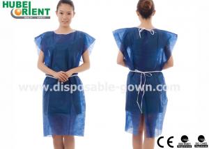 Quality 105x140cm 115x150cm Non Woven Patient Gown With Waist Ties wholesale