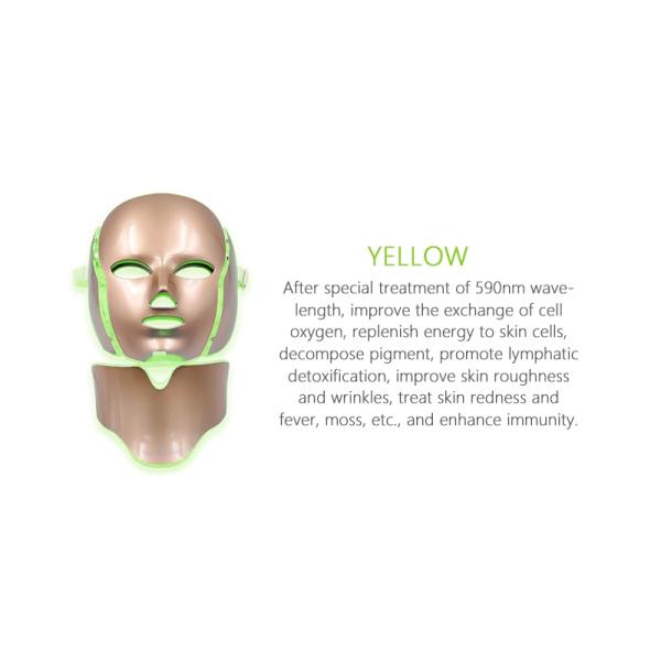 PDT Photon LED Light Therapy Mask Light Facial Mask With Neck