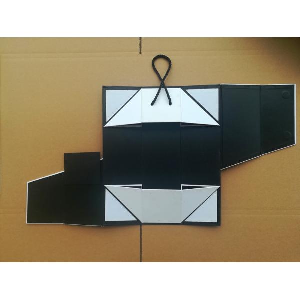 Luxury Folding Cardboard Box With Magnetic Closure Packaging Wine Bottle Handmake