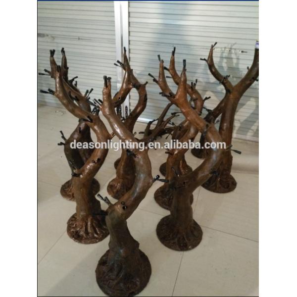 artificial lighted trees