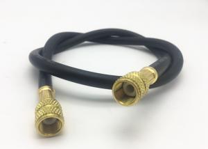 Quality 5MM Black Color Air Conditioner Refrigeration Charging Hose , Freon Charging Hose wholesale