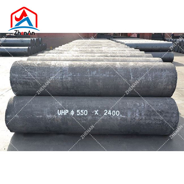 100-750mm UHP HP RP Graphite Electrode Corrosion Resistance for Eaf Lf Furnace