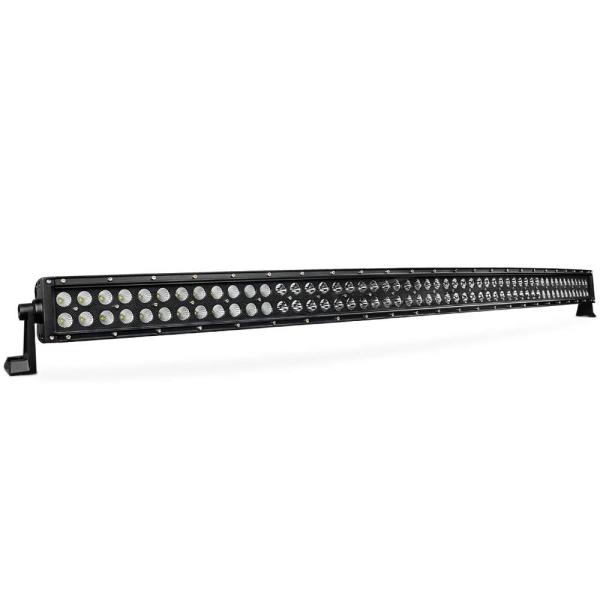 52 Inch Cree LED Light Bar , Cree Curved Light Bar With Black Cover