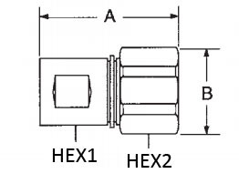 3000PSI Thread To Connect Tubular Valve Brass Coupling