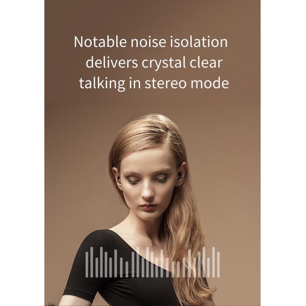 QS1 Tws 5.0 Bluetooth Headphones 3D Stereo Wireless Earphones (with dual microphone)