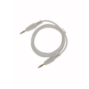 China White PVC External 3.5MM Aluminum Alloy Shell Male To Male Audio Cable More Durable Transmit Better Sound on sale