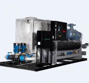 Quality 160HP Integrated Water Cooled Screw Type Chiller R22 Refrigerant、 wholesale