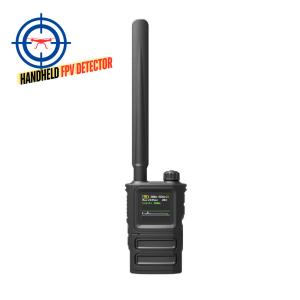 China All Band Drone Detection Portable FPV DJI Handheld Drone Detector UAV 15 Hours Battery on sale