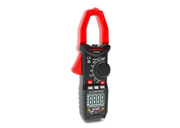 Cheap HT208A AC Digital Clamp Meter AC Current Voltage Resistance Capacitance / T-RMS Tester for sale