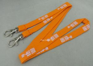Quality Custom Promotional Polyester Printing Lanyards , Tube Lanyard With Solid Color Printing. wholesale