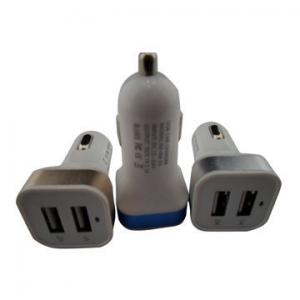 Quality White 5V 3.1A Dual USB Car Charger wholesale