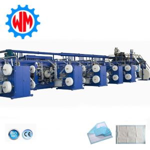 Quality Womeng High Quality Customization Underpad Making Machine with CE wholesale