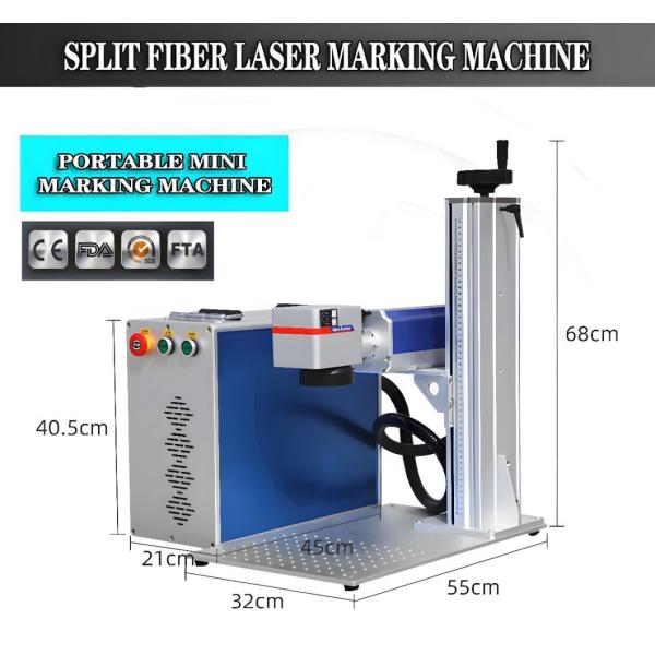 China Hot Sale 20W 30W 50W 100W 3D Dynamic Color Fiber Laser Marking Gold Chain Making Machine Laser Marking for Metal