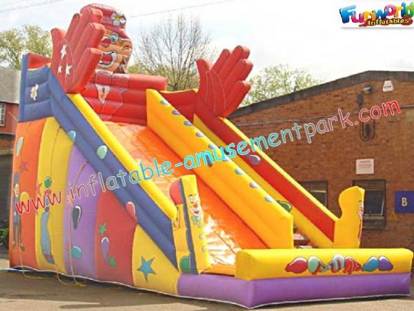 Cheap KidsLarge Commercial Durable  PVC tarpaulin Inflatable Slide Safety for Rent, Resale for sale